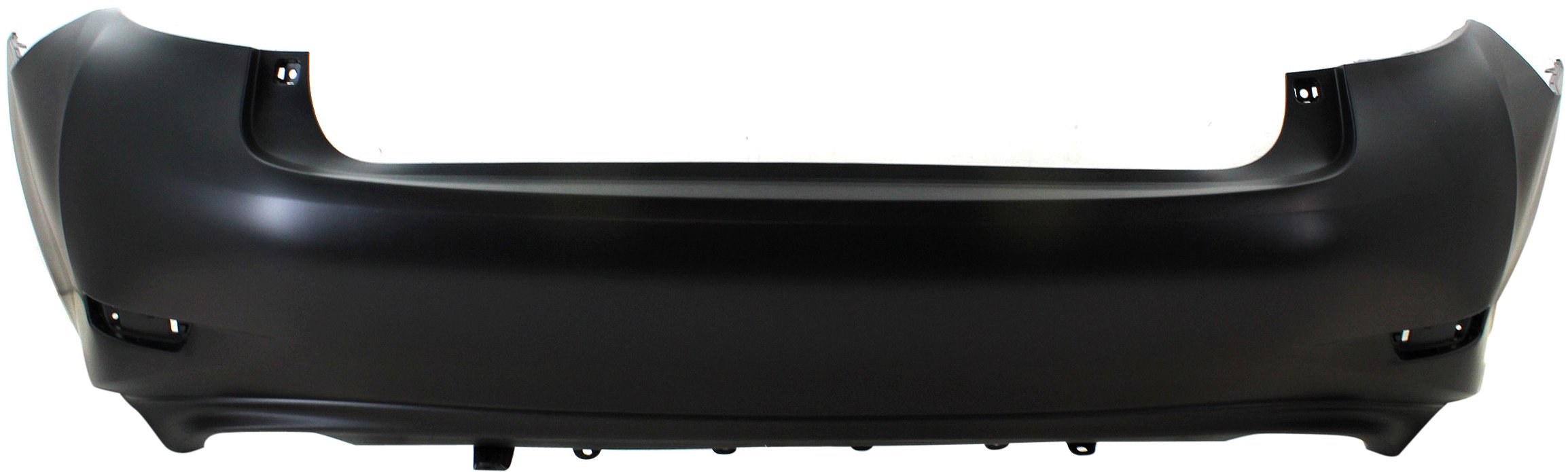 Rear Bumper Cover for Lexus ES350 2013-2015, Primed (Ready to Paint), Without Molding and Parking Aid Sensor Holes, Replacement