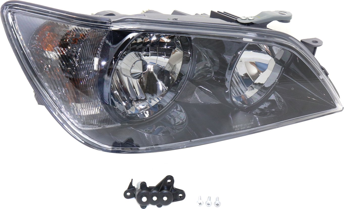 Headlight Assembly for Lexus IS300 2003-2004 Right (Passenger), Halogen, High-Intensity Discharge/Xenon, with HID Kit, with Sport Package, Replacement