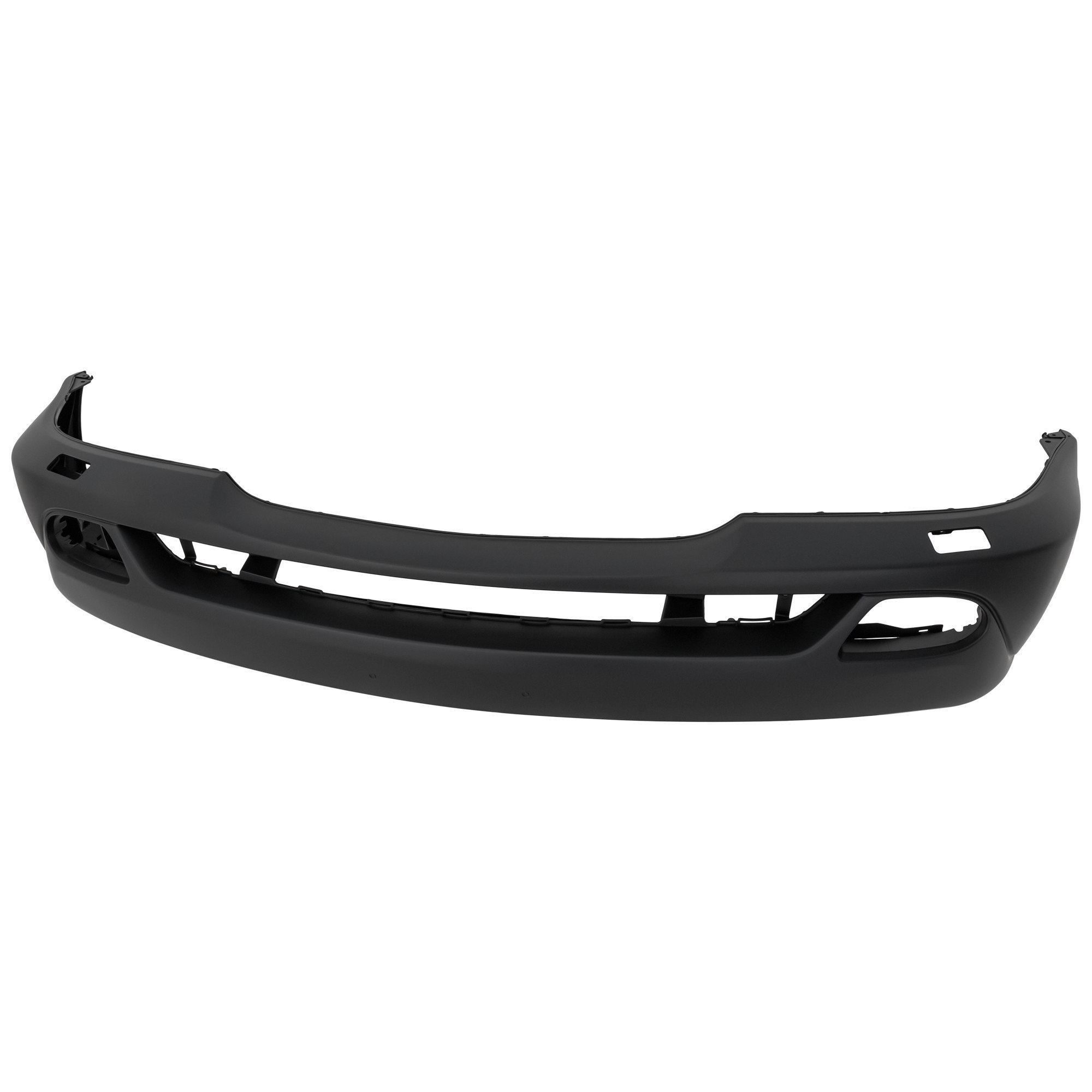 Front Bumper Cover for Mercedes Benz ML-Class 2001-2005, Primed (Ready to Paint), with Headlight Holes, without Parktronic Holes, Replacement