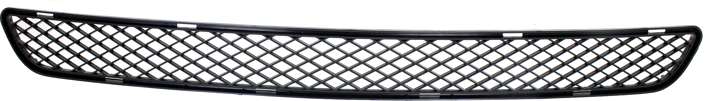 Front Bumper Grille for Mercedes-Benz ML-Class 2006-2008, Textured Black, Air Inlet, Without AMG Styling Package, Without Sport Package, Replacement