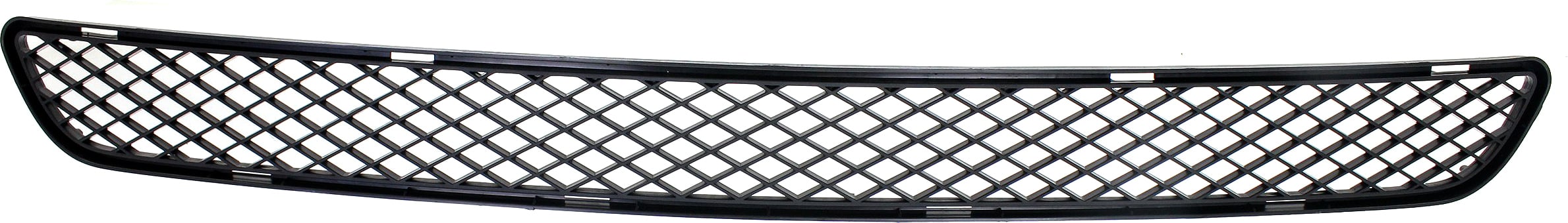 Front Bumper Grille for Mercedes-Benz ML-Class 2006-2008, Textured Black, Air Inlet, Without AMG Styling Package, Without Sport Package, Replacement