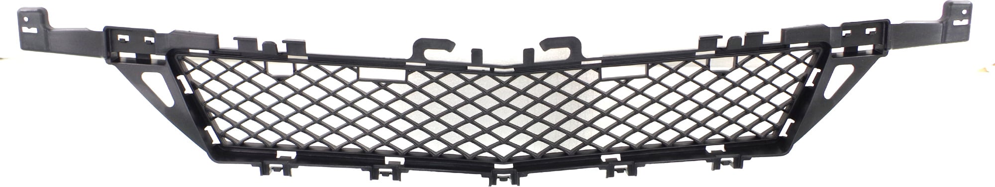 Front Bumper Grille for Mercedes-Benz E-Class 2010-2013, Textured, Without AMG Package, Excludes E400/E63 AMG Models, Convertible/Coupe, Replacement