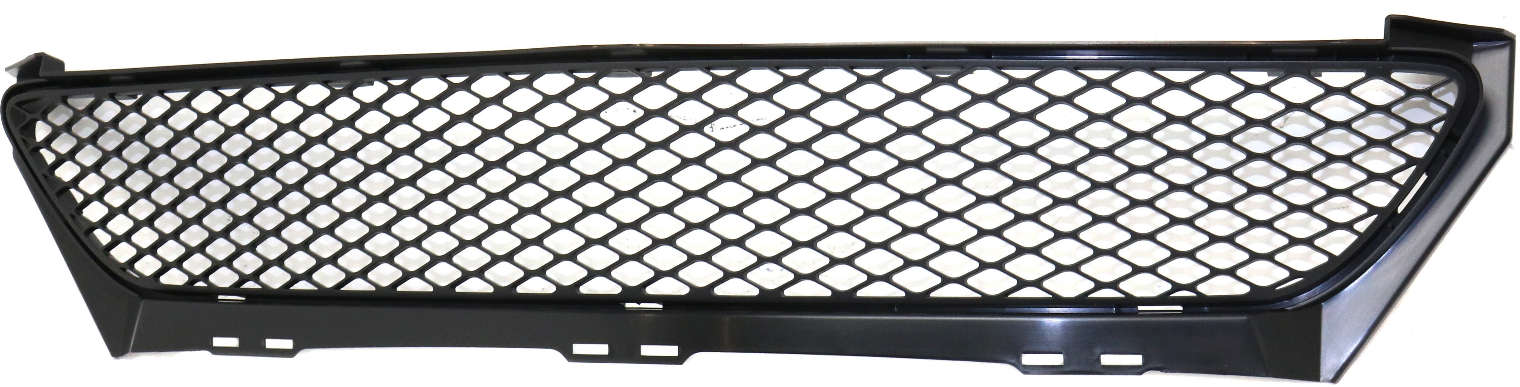 Front Bumper Grille for Mercedes-Benz SLK-Class 2005-2011, Center Position, Textured Black without AMG Styling Package, Replacement