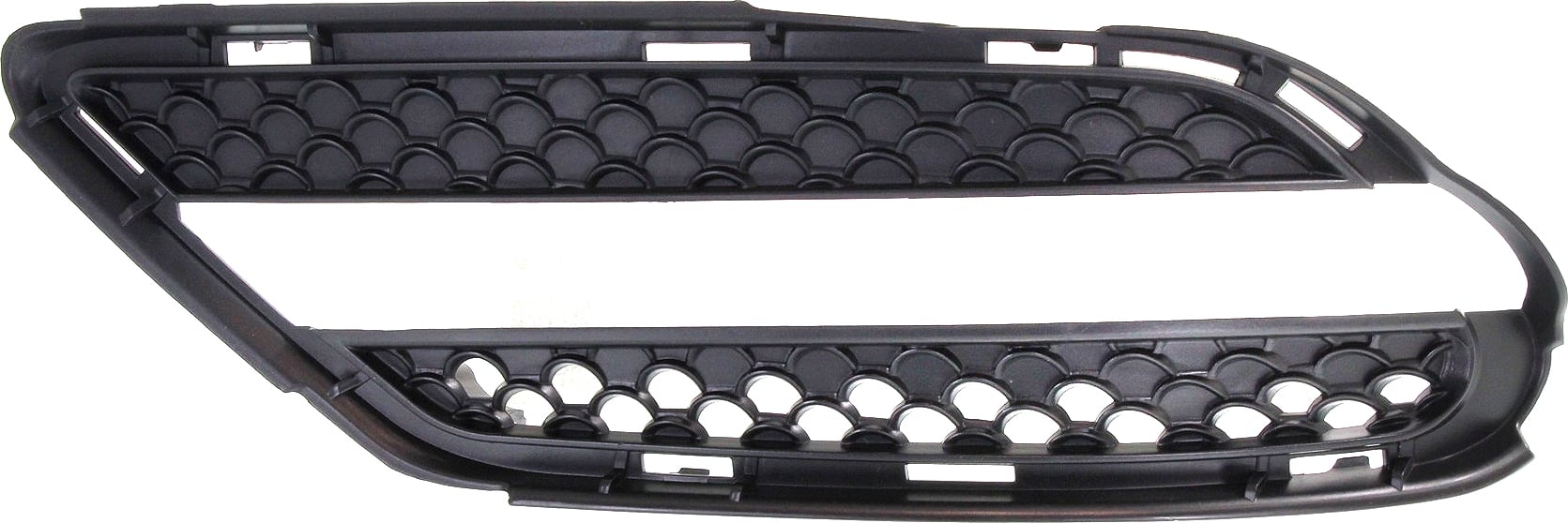 Front Bumper Grille for Mercedes-Benz S-Class 2007-2013, Left (Driver) Side, Outer, with Sport and Light Package, Excluding S63/S65 Models, Replacement