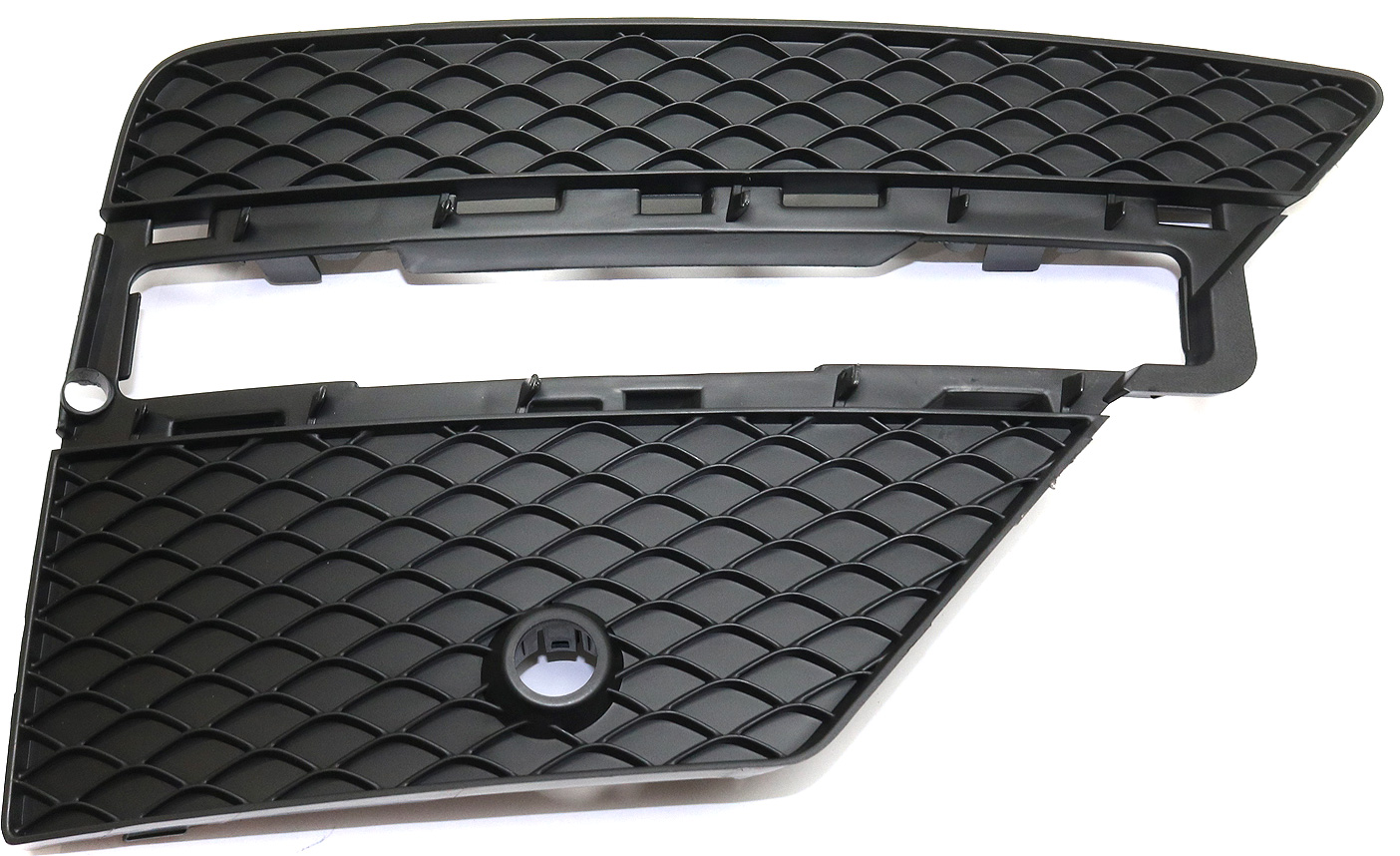 Fog Light Cover for 2012-2015 Mercedes-Benz ML-Class, Right (Passenger) Side, Outer, Textured, Excludes ML63 AMG Model, with AMG Styling Package, Replacement