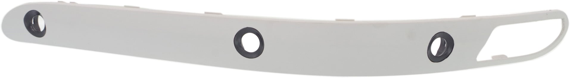 Front Bumper Molding for Mercedes-Benz C-Class Coupe (2002-2005), Left (Driver) Side, Black, w/ Parktronic, Replacement, (203) Chassis