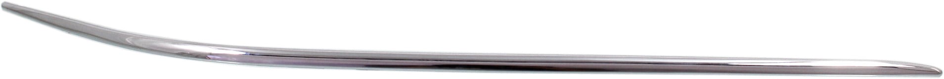 Front Bumper Molding Impact Strip for Mercedes-Benz CLK-Class 2003-2005 / C55 AMG 2005-2006, Right (Passenger) Outer, Chrome, Replacement