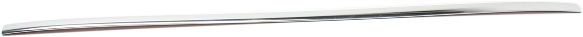Front Bumper Molding for 2006-2011 Grand Marquis, Right (Passenger) = Left (Driver), Made of PVC and Steel, Silver, Replacement