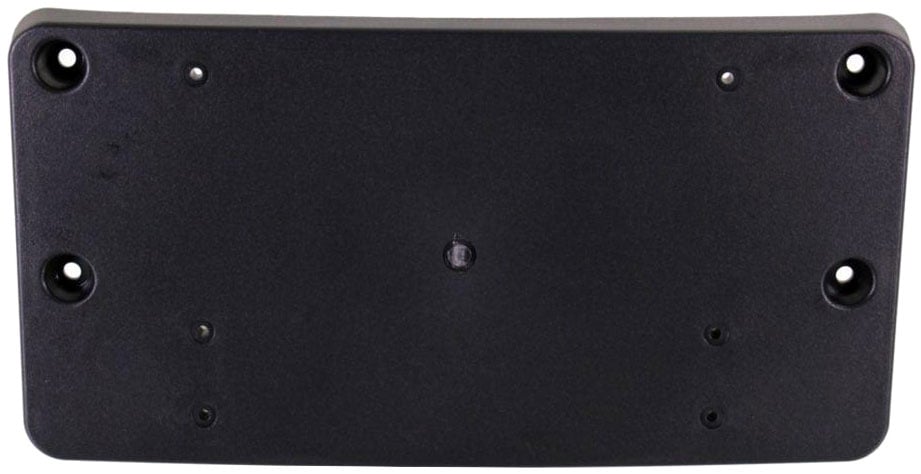 Front License Plate Bracket for Mercedes-Benz C-Class 2008-2011, Black, with AMG Package, (Excluding C63 Model), Replacement