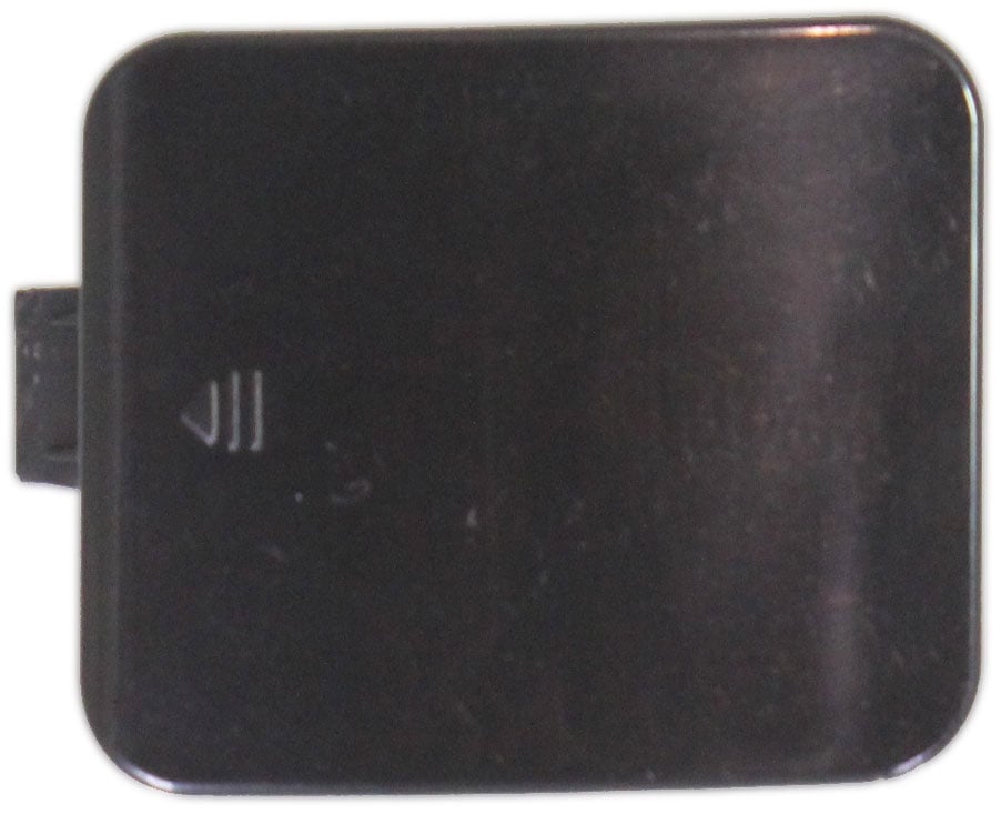 Front Bumper Tow Hook Cover for Mercedes-Benz S-Class (2007-2011), Black (Code 040), Replacement