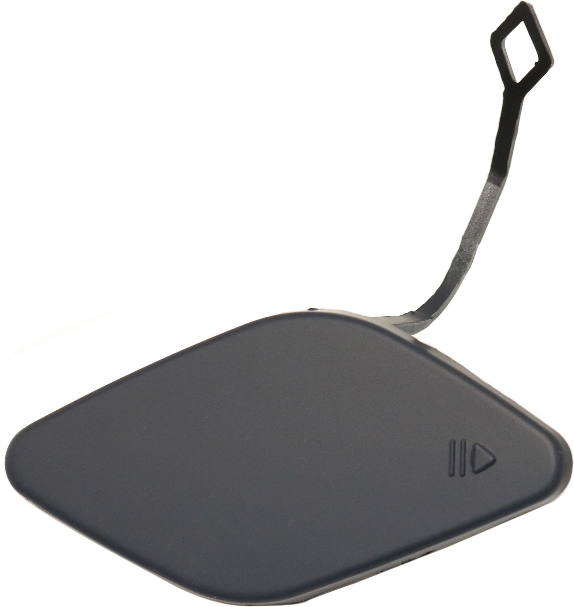 Front Bumper Tow Hook Cover for Mercedes-Benz ML-Class 2006-2011, Right (Passenger), Primed (Ready to Paint) Gray, Without AMG Styling Package, Replacement