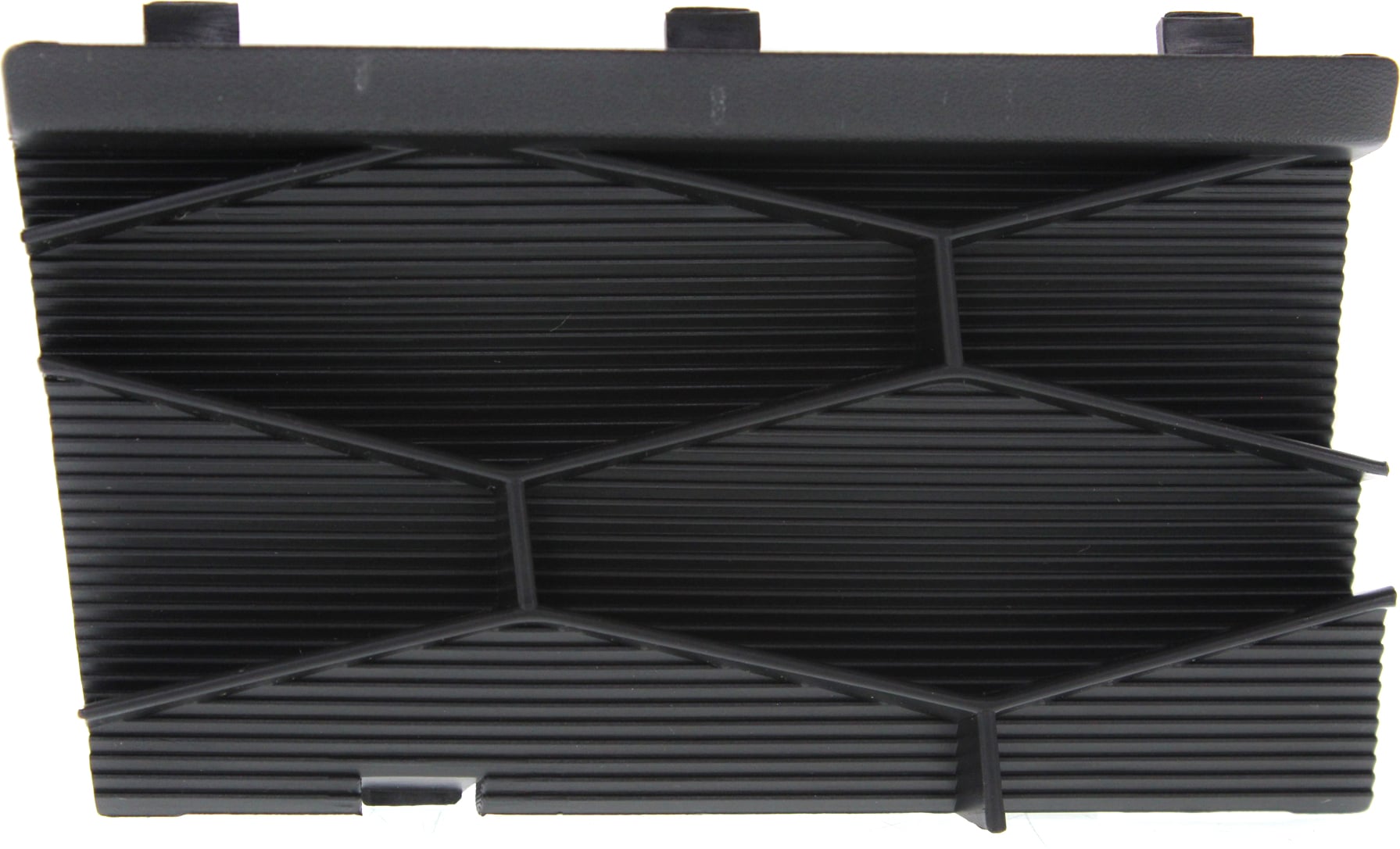 Front Bumper Tow Hook Cover for Mazda CX-9 2010-2012, Right (Passenger) Side, Black, Replacement