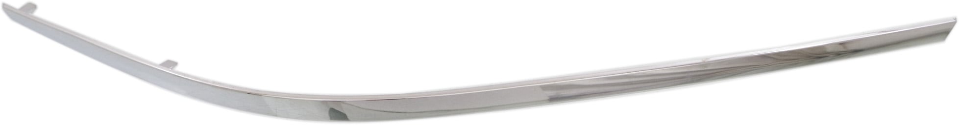 Chrome Outer Front Bumper Molding for Mercedes-Benz E-Class 2010-2013, Right (Passenger) Side, without AMG Styling Package, Suitable for Coupe/Convertible, Replacement