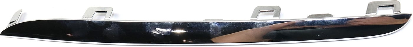 Upper Left (Driver) Chrome Grille Molding for Mercedes-Benz C300 Sedan (2015-2018), C400 Sedan (2015), without Luxury Package, Replacement (CAPA Certified)