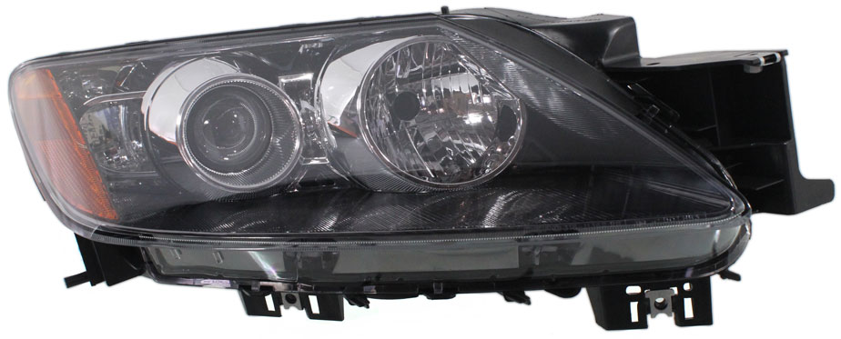 Headlight for Mazda CX-7 2009, Right (Passenger) Side, Lens and Housing, Halogen, Replacement