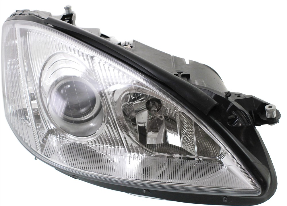 Headlight Assembly for Mercedes-Benz S-Class 2007-2013, Right (Passenger) Side, Halogen, Replacement