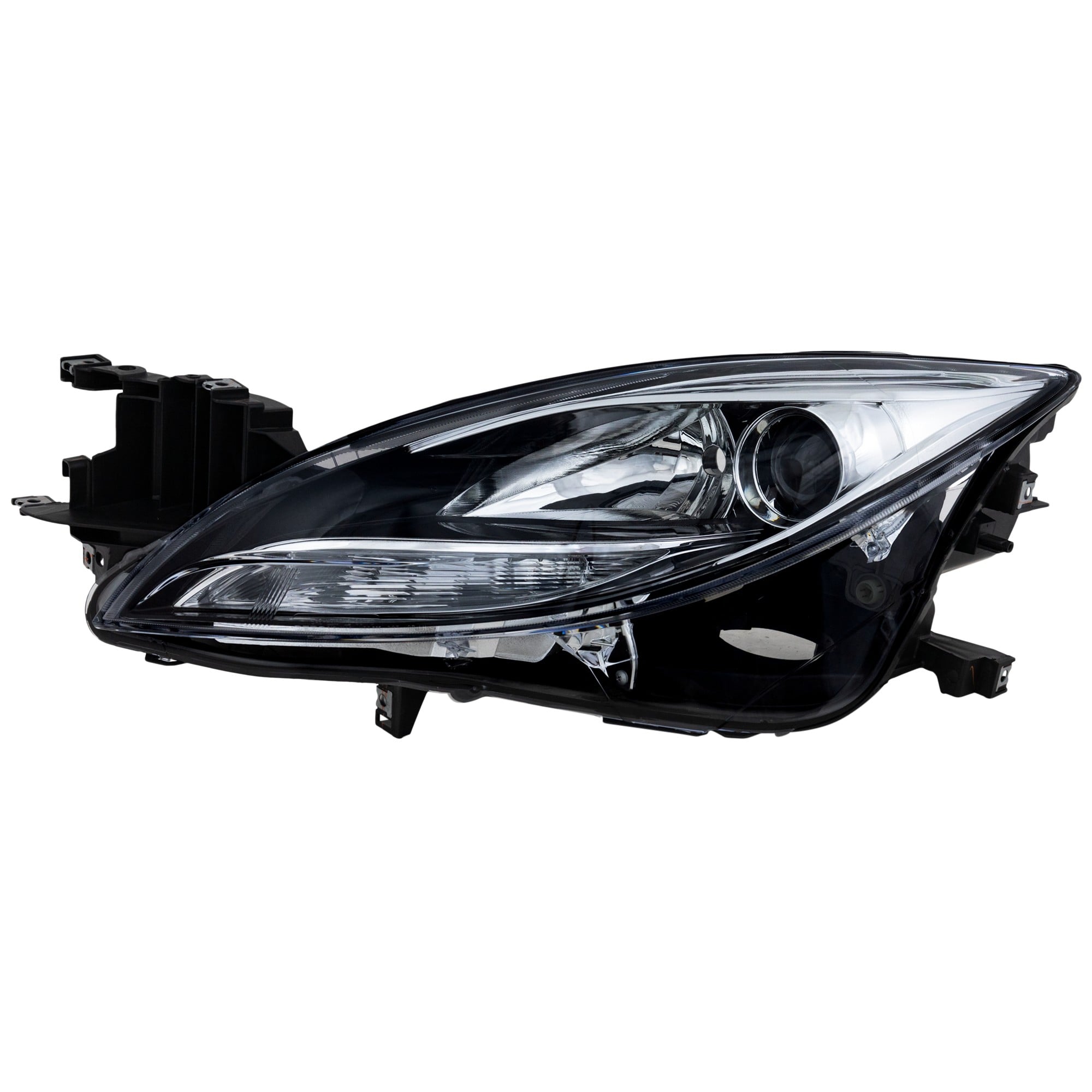 Headlight for Mazda 6 2011-2013, Left (Driver), Lens and Housing, Xenon Light, without HID Kit, Replacement