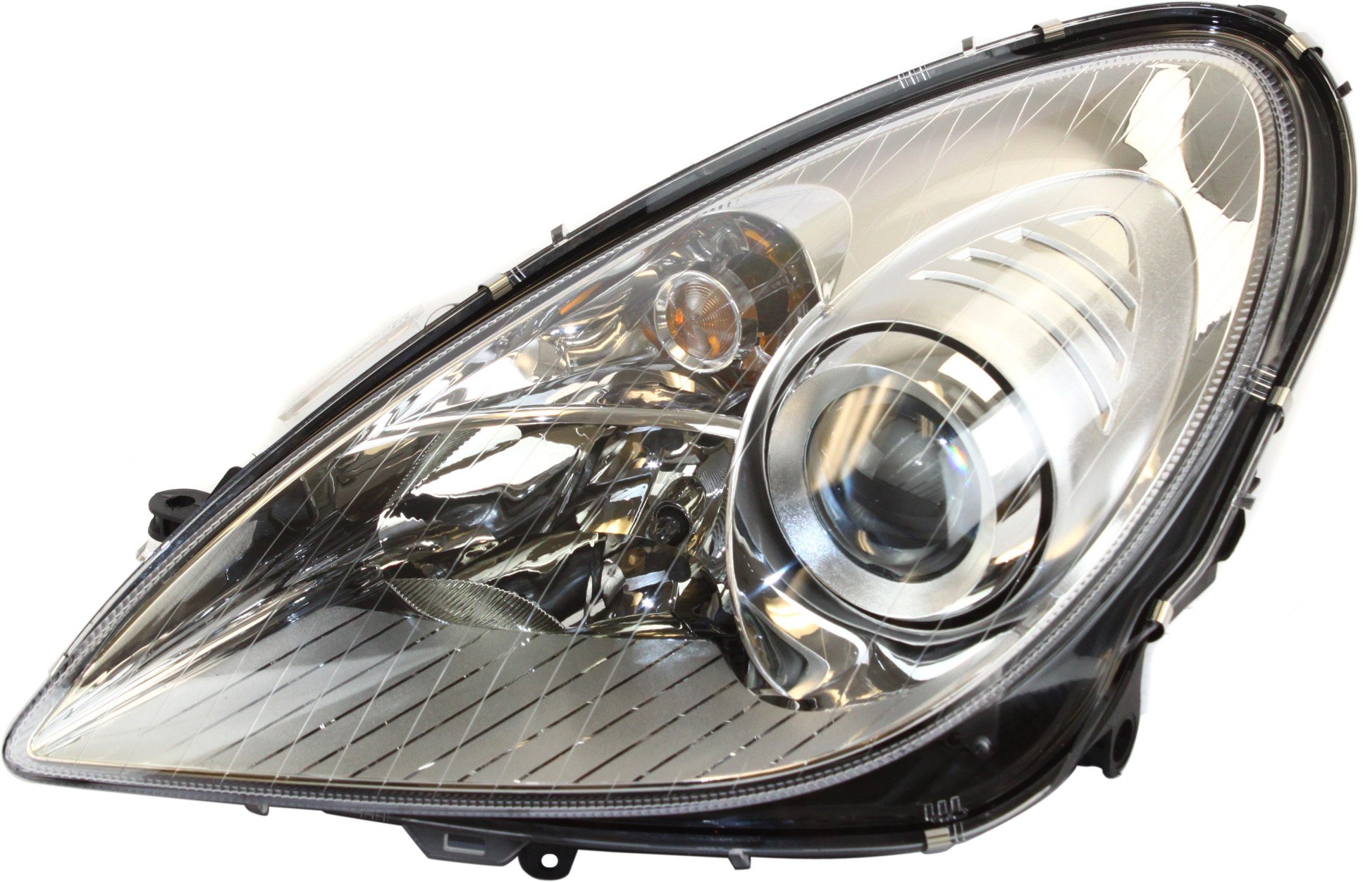 Headlight Assembly for Mercedes-Benz SLK-Class 2005-2011, Left (Driver), Halogen, Without Sport Package, Replacement