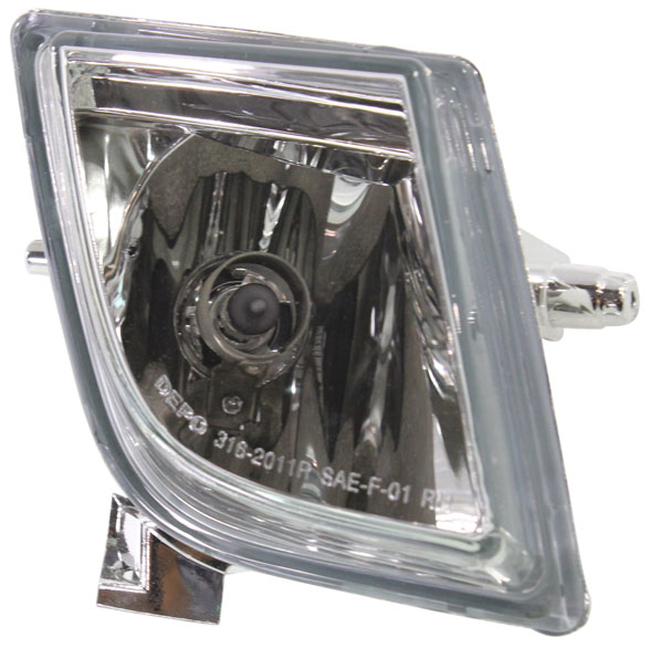 Front Fog Light Assembly for Mazda 6 (Model Years 2009-2010), Right (Passenger) Side, Replacement