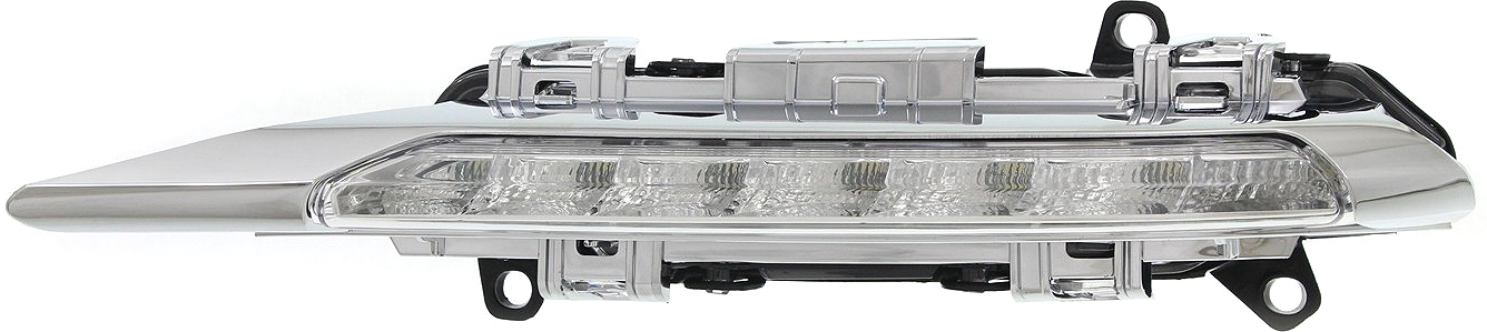 Driving Light for Mercedes-Benz S-Class 2007-2013, CLS550 2012-2014, GLK-Class 2013-2015 (with AMG Package) Left (Driver), Replacement