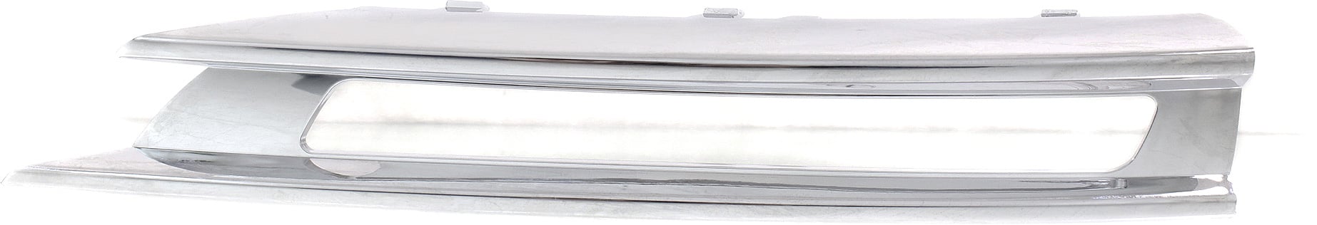 Right (Passenger) Driving Light Molding for Mercedes-Benz ML-Class 2012-2015, Chrome, with AMG Styling Package, Excluding ML350/ML63, Replacement