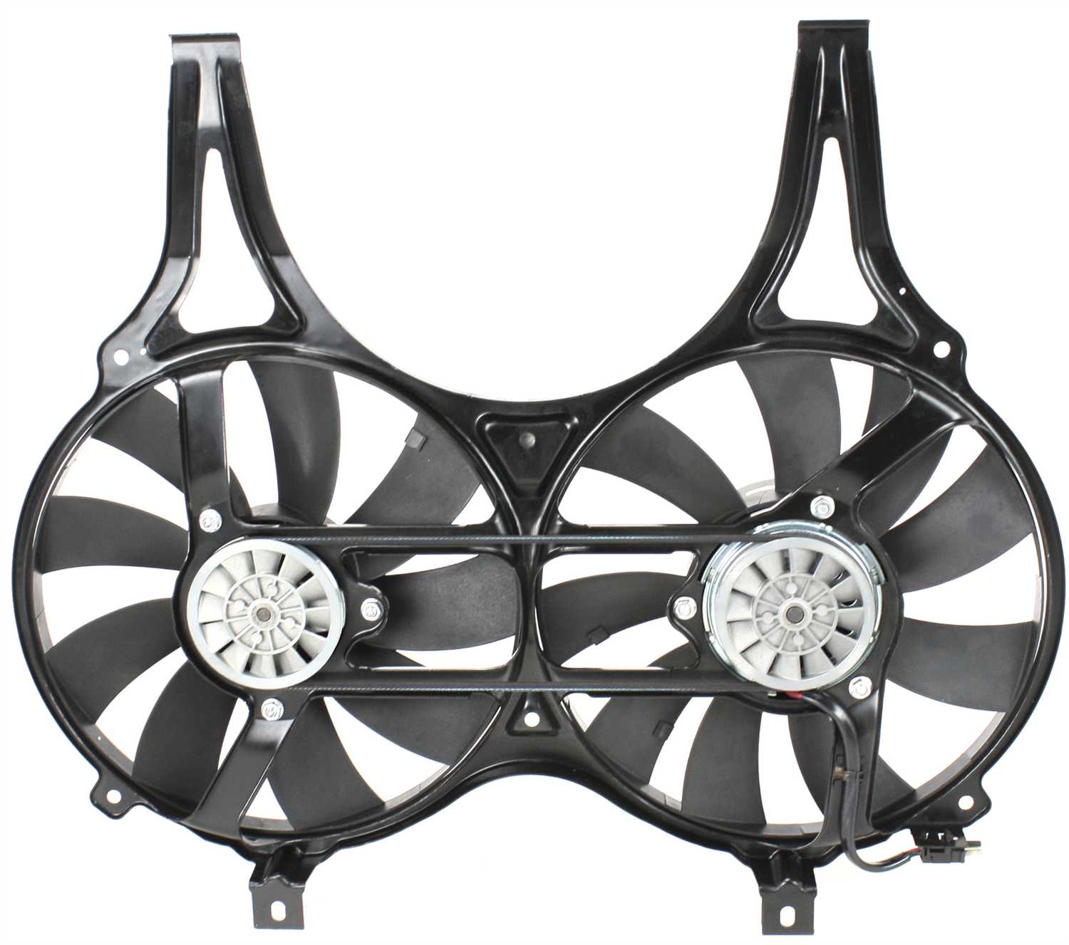 Radiator Fan Assembly for Mercedes E-Class 1996-1997, Dual, Replacement