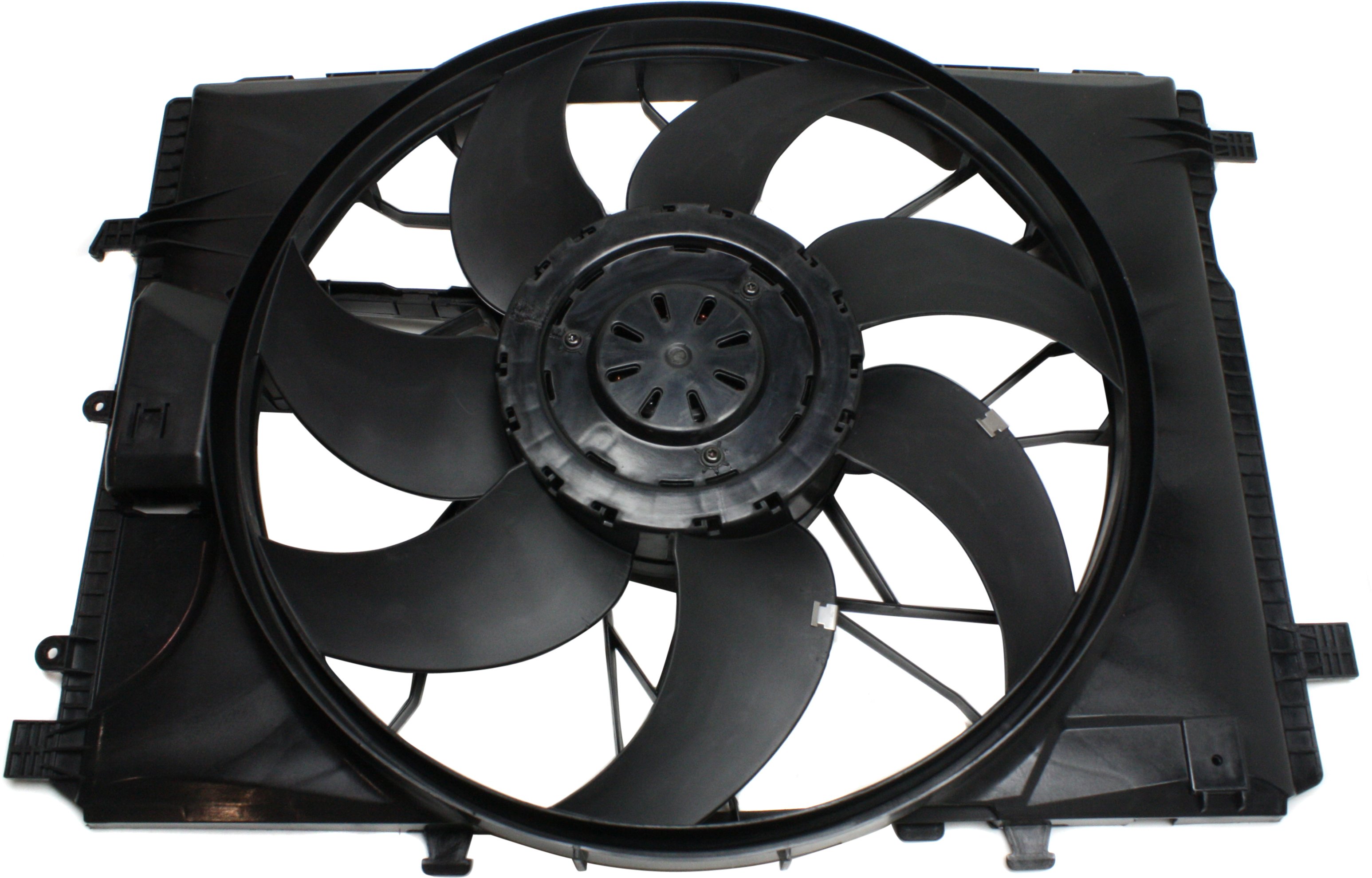 Radiator Fan Assembly for Mercedes-Benz C-Class 2008-2015, CLS400 2015-2018, E-Class 2010-2017, SLC-Class 2017-2020, Replacement