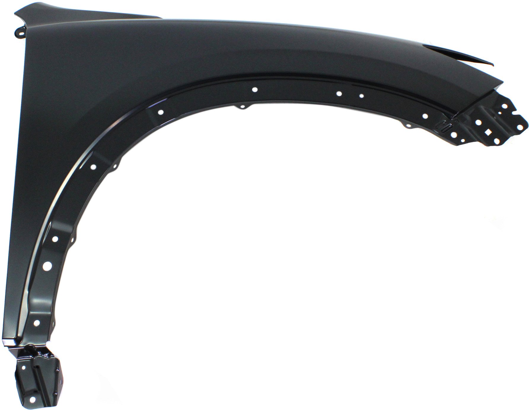 Front Fender for Mazda CX-5 2013-2016, Right (Passenger) Side, Primed (Ready to Paint), without Side Light Hole, Replacement