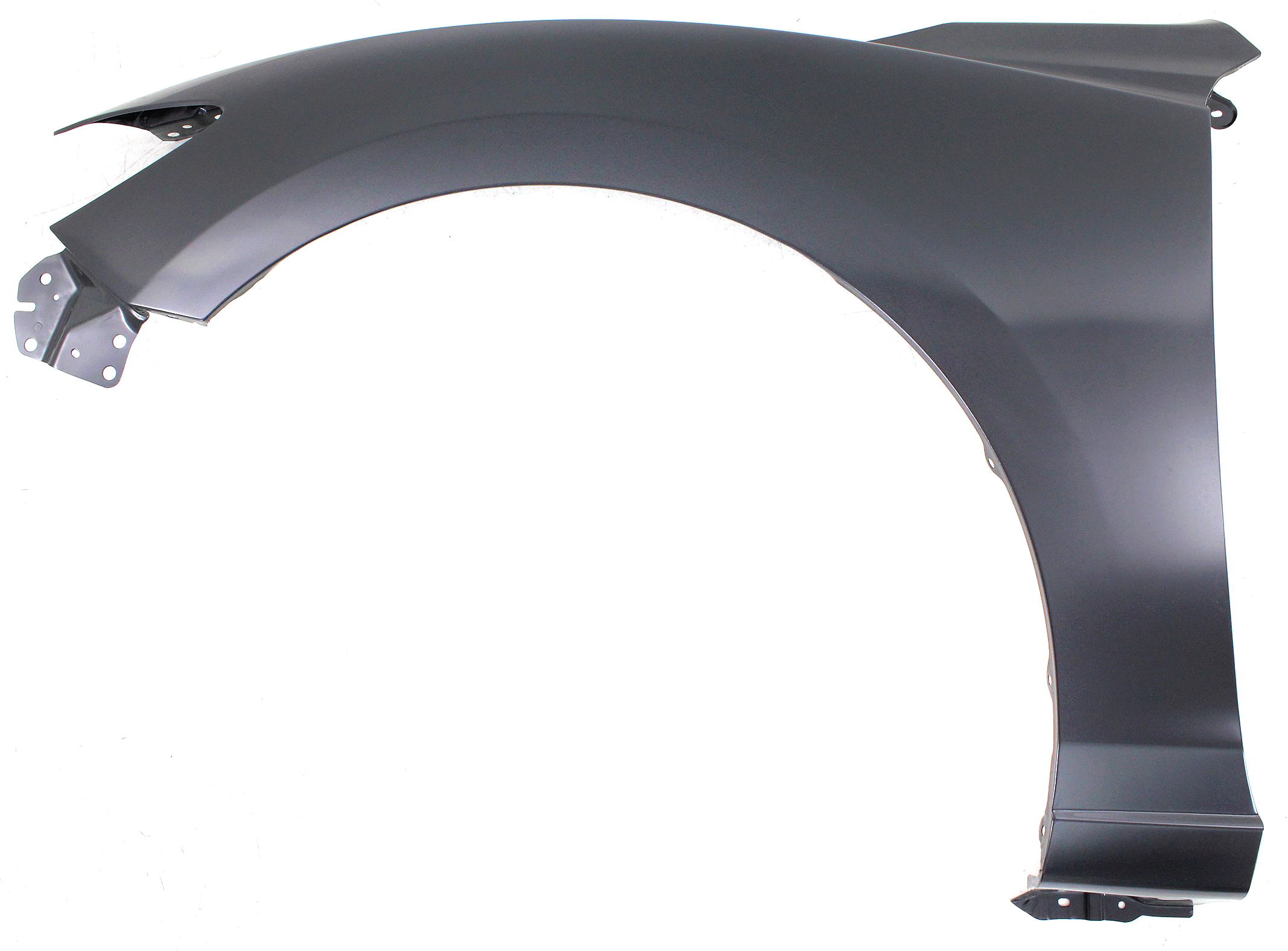 Front Fender for Mazda 6 (2014-2021), Left (Driver) Side, Primed (Ready to Paint), Steel, Without Side Light Hole, Replacement (CAPA Certified)