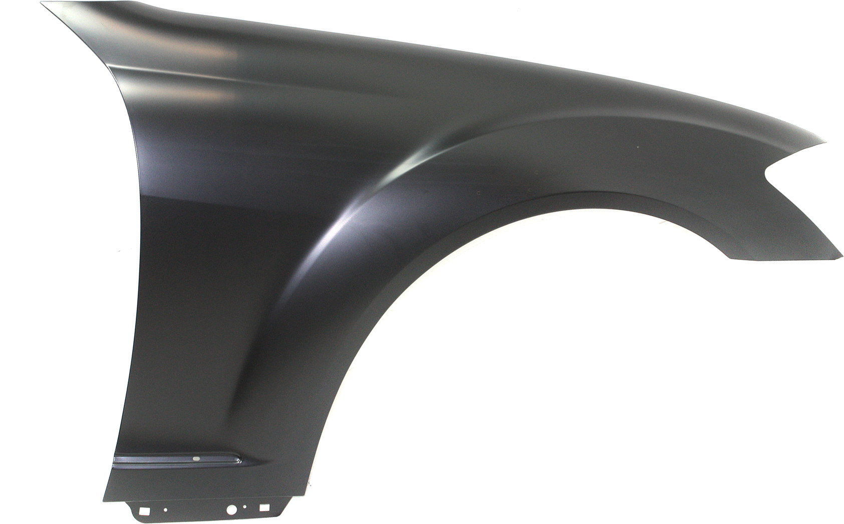 Front Fender for Mercedes-Benz S-Class (2007-2013), Right (Passenger) Side, Primed (Ready to Paint), Steel Replacement