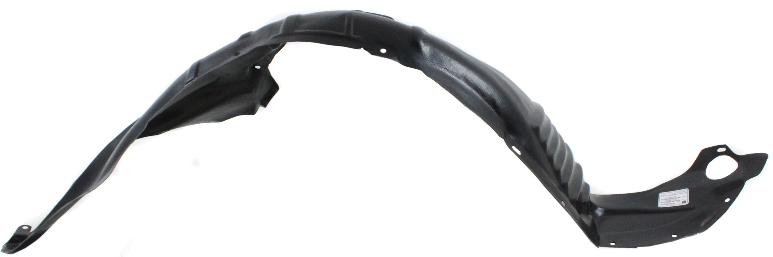 Front Fender Liner for 2006-2008 Mazda 6, Right (Passenger) Side, with Turbo, Replacement