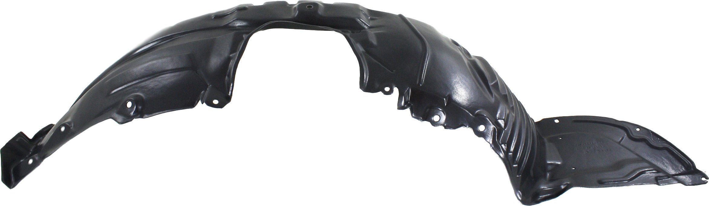 Front Fender Liner for Mazda 3, 2010-2013, Left (Driver) Side, 2.5L Eng., Replacement
