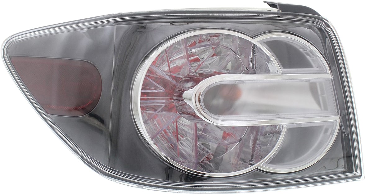 Tail Light Assembly for Mazda CX-7 2010-2012, Left (Driver) Side, Replacement