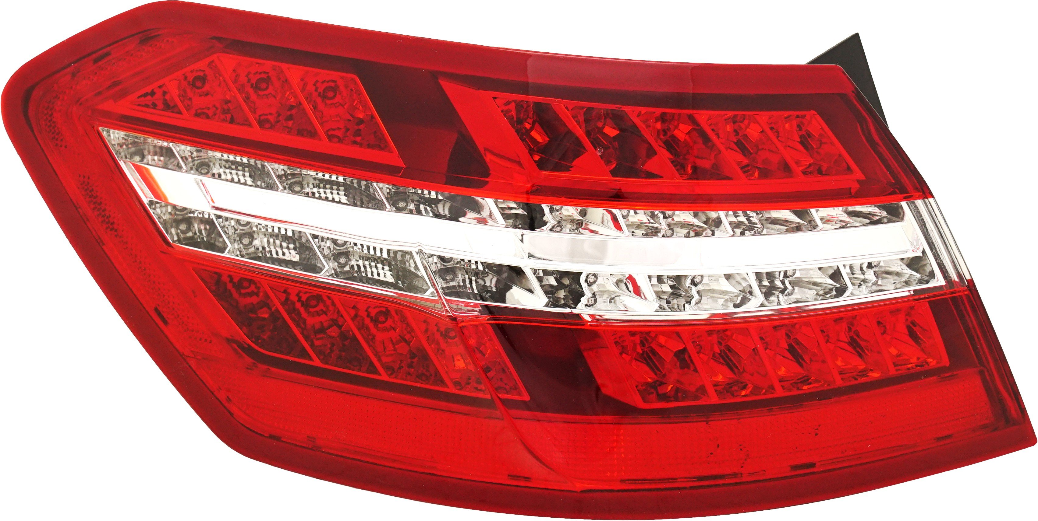 Tail Light for Mercedes Benz E-Class 2010-2013, Left (Driver), Outer Assembly, Sedan/Hybrid, Replacement