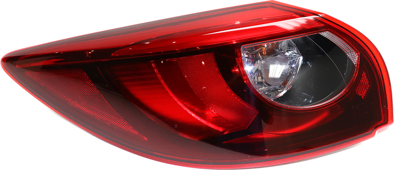 Tail Light Assembly for Mazda CX-5 2016-2016, Left (Driver), Outer, LED, Replacement (CAPA Certified)