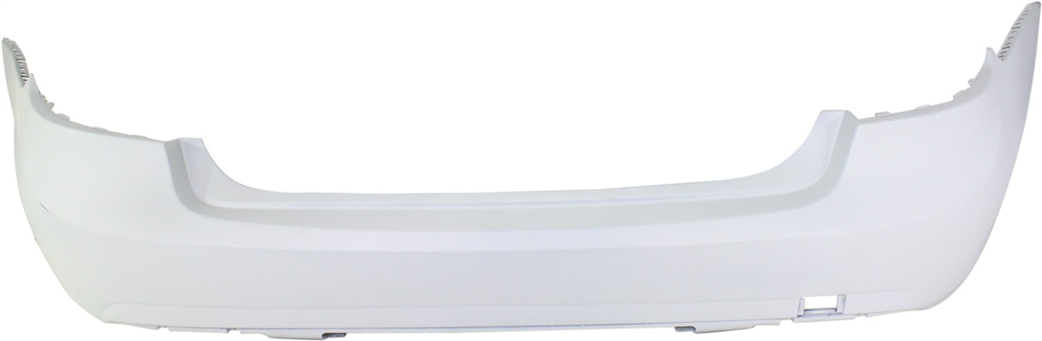Rear Bumper Cover for Mercedes-Benz E-Class 2010-2013, Primed (Ready to Paint), with AMG Styling Package, without Parktronic Holes, Sedan, Replacement
