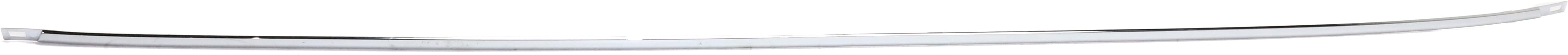 Rear Bumper Molding for Mercedes-Benz C-Class 2008-2011, Center Impact Strip, Chrome, without Sport Package, Excludes C63 Model, Replacement