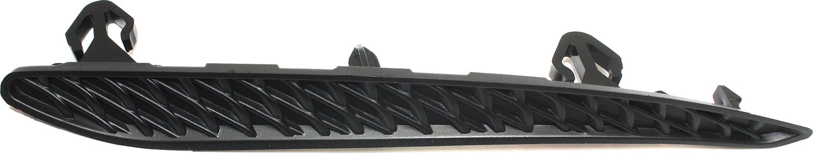 Rear Bumper Molding Impact Strip for Mercedes-Benz E-Class 2014-2016, Left (Driver), Black, with AMG Styling Package, Sedan, Replacement