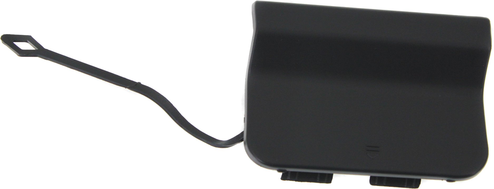 Rear Bumper Tow Hook Cover for Mercedes-Benz C-Class 2012-2015, Cpe/Sedan 2012-2014, Primed (Ready to Paint), Replacement