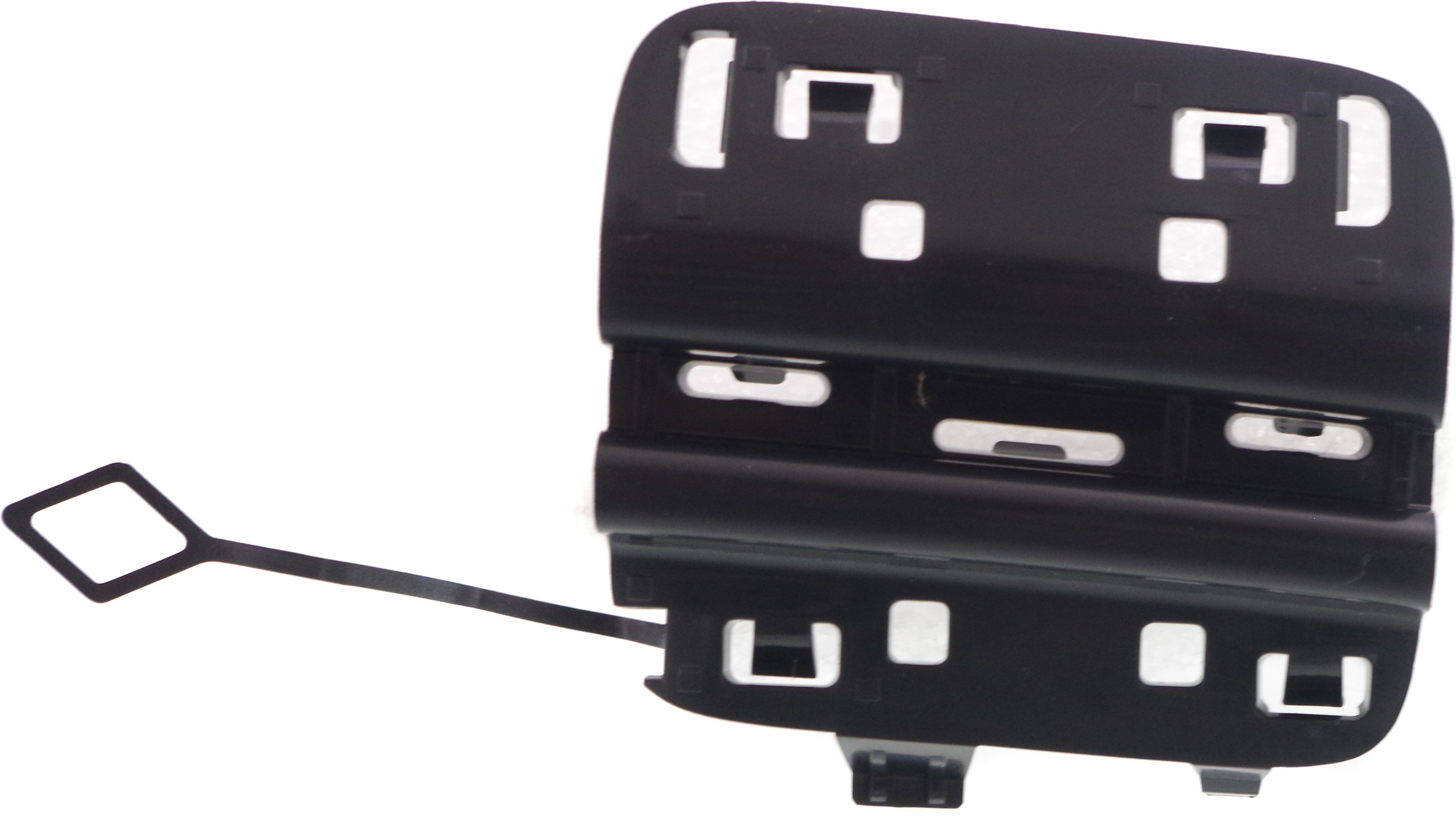 Rear Bumper Tow Hook Cover Fixture for Mercedes-Benz C-Class Sedan 2015-2018, Right (Passenger), Plastic, with AMG Package, Replacement