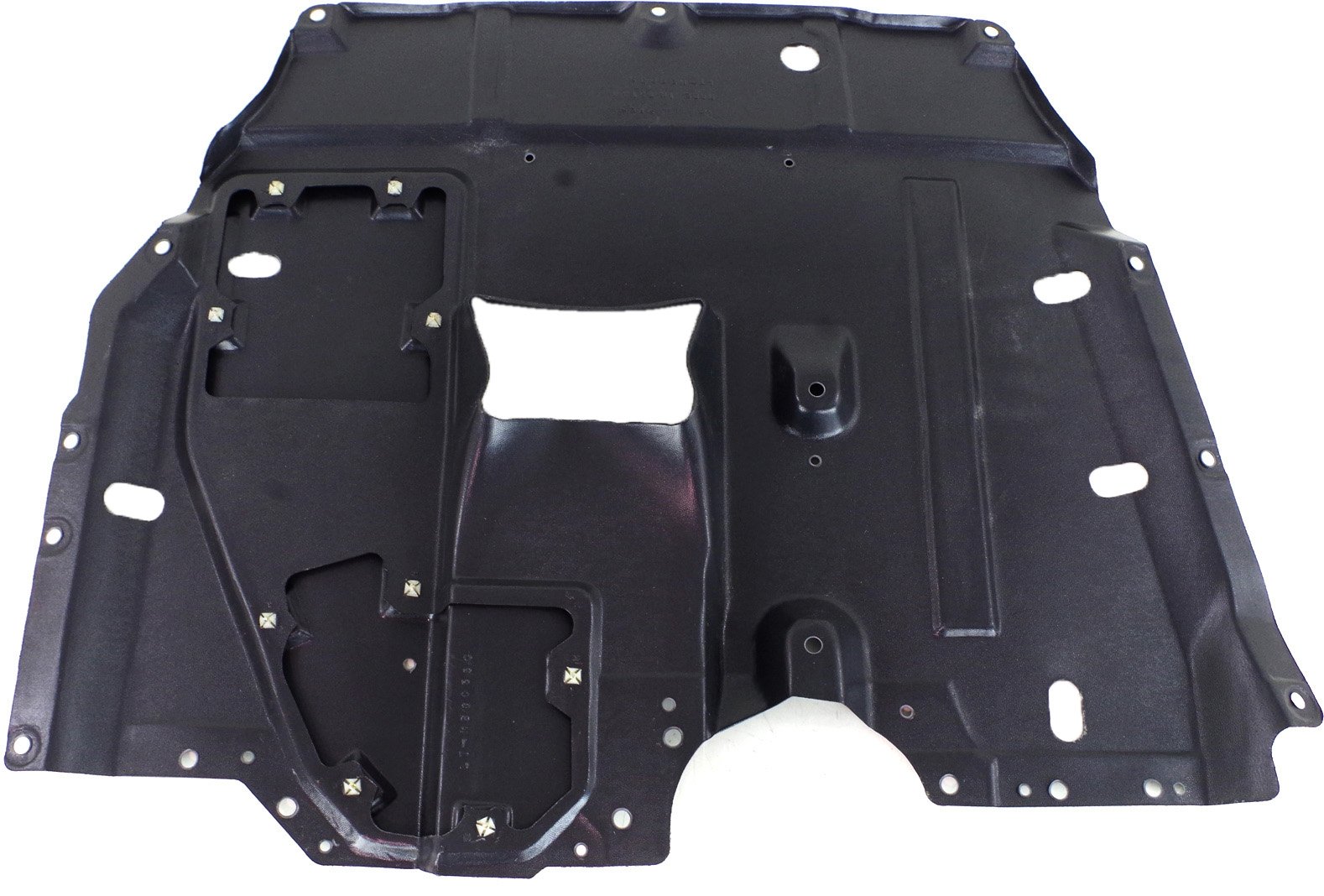 Engine Splash Shield for Mitsubishi Lancer 2008-2015, Under Cover, Rear with Turbo, Replacement