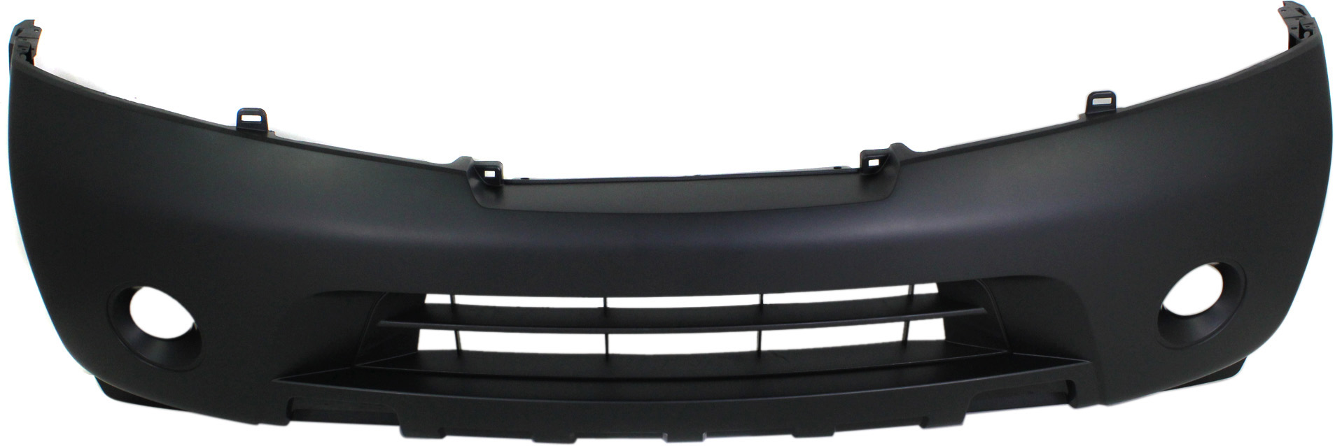 Front Bumper Cover for Nissan Armada 2008-2015, Primed (Ready to Paint) Top, Textured Bottom, Without Park Distance Sensor, Replacement (CAPA Certified)