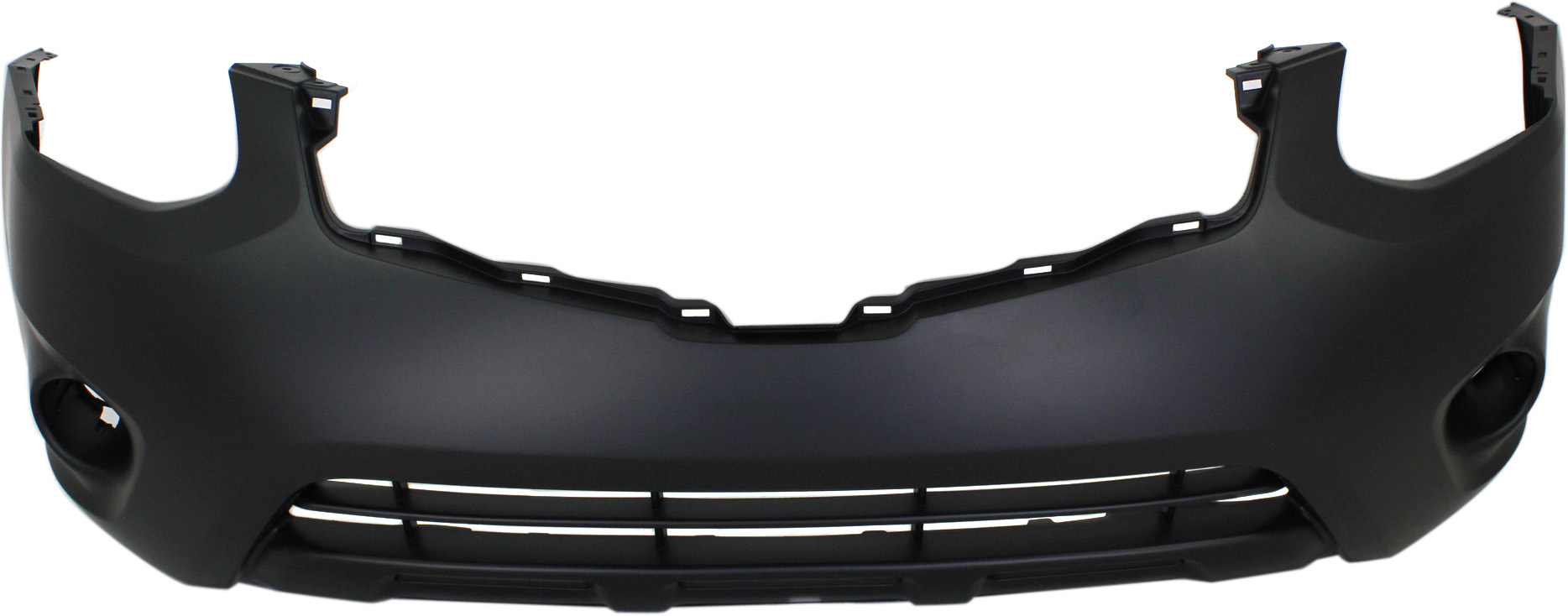 Front Bumper Cover for Nissan Rogue 2011-2013, Rogue Select 2014-2015, Primed (Ready to Paint), Fits S, SL, SV Models, Replacement (CAPA Certified)