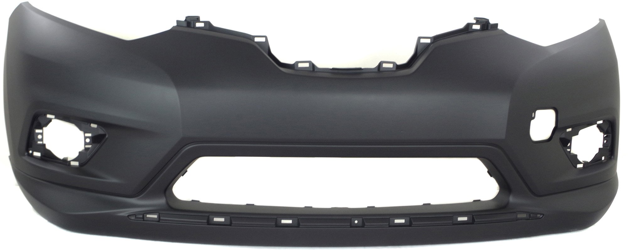 Primed (Ready to Paint) Front Bumper Cover for Nissan Rogue 2014-2016, Compatible with Japan/USA/Korea Built Vehicle 2015-2016, Replacement (CAPA Certified)