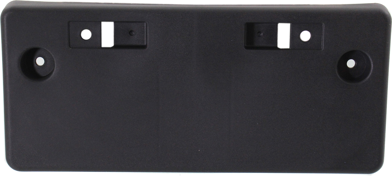 Front License Plate Bracket for Nissan Versa Sedan, 2012-2014, Black, Replacement