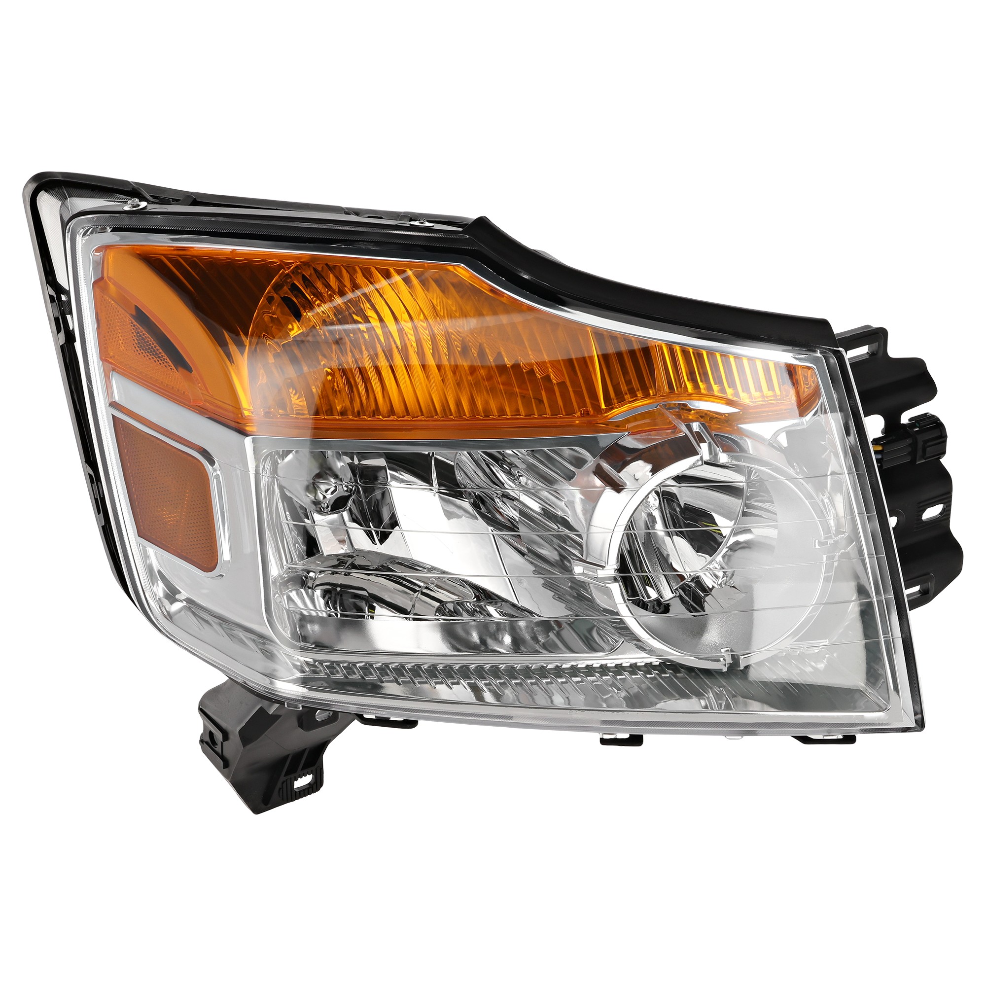 Headlight Assembly for Nissan Armada 2008-2015, Right (Passenger) Side, Halogen, Replacement