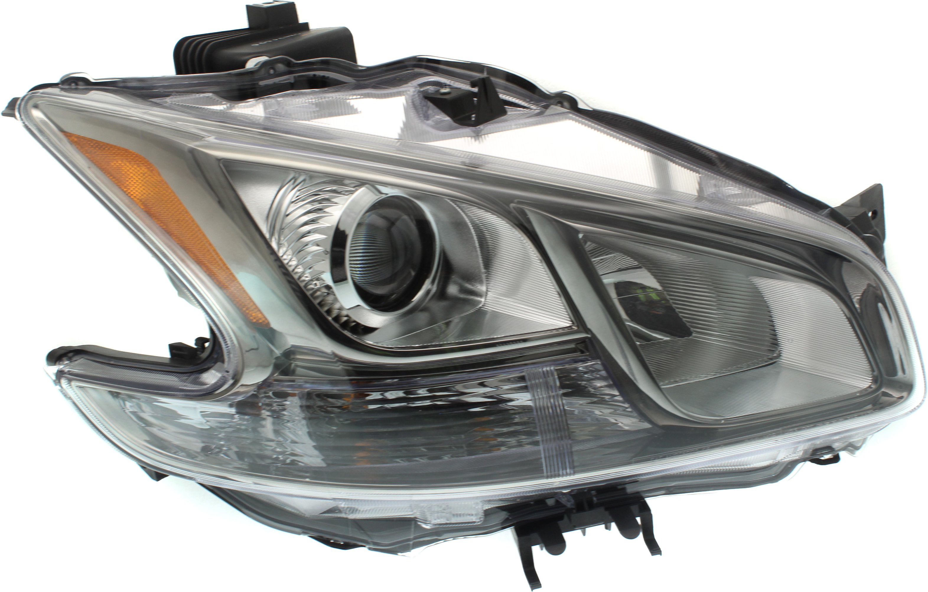Headlight Assembly for Nissan Maxima 2011-2014 Right (Passenger), HID/Xenon with HID Kit, Smoked Lens, Replacement