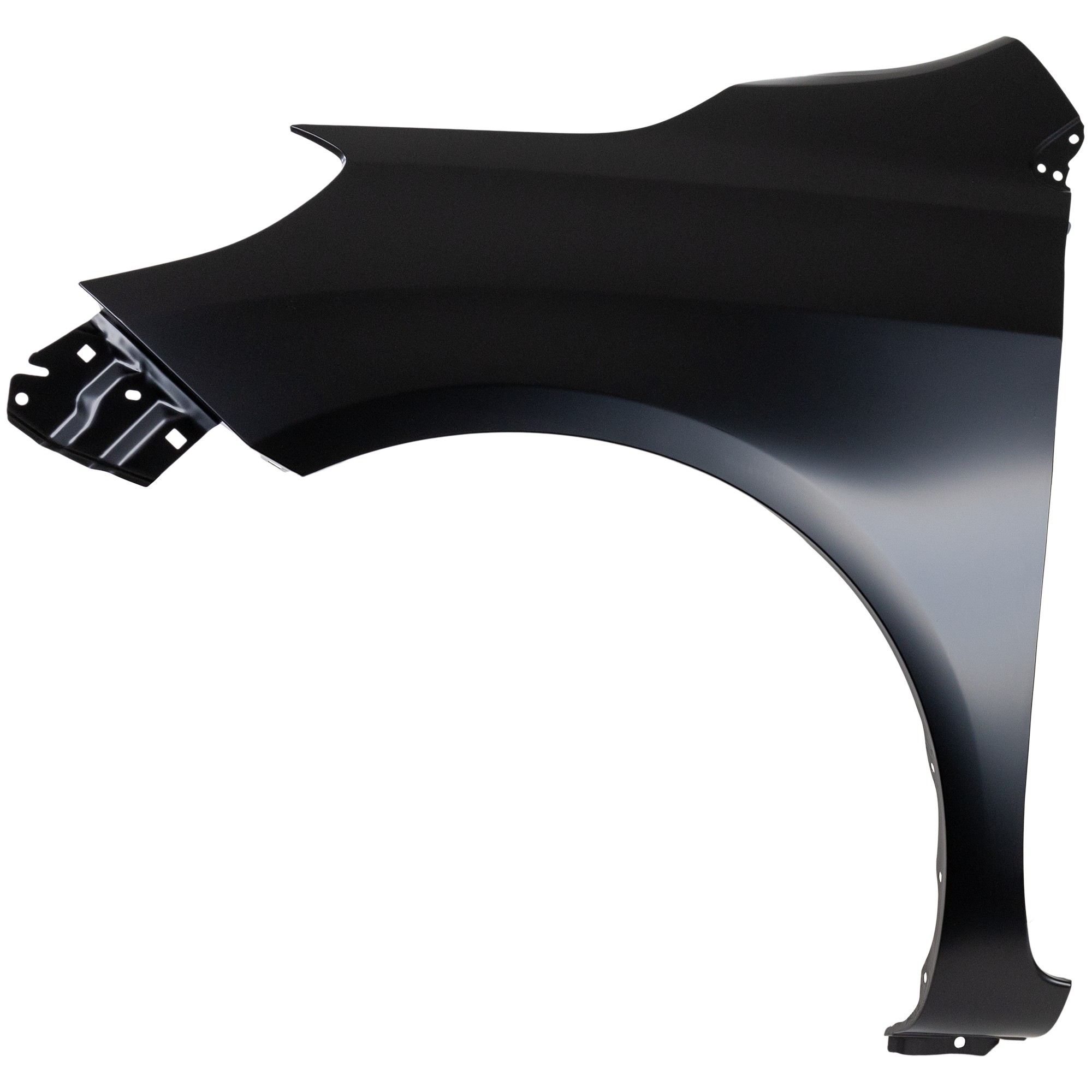 Front Fender for Nissan Versa 2012-2019 Sedan, Left (Driver), Primed (Ready to Paint), Steel, without Side Light Hole, Replacement (CAPA Certified)