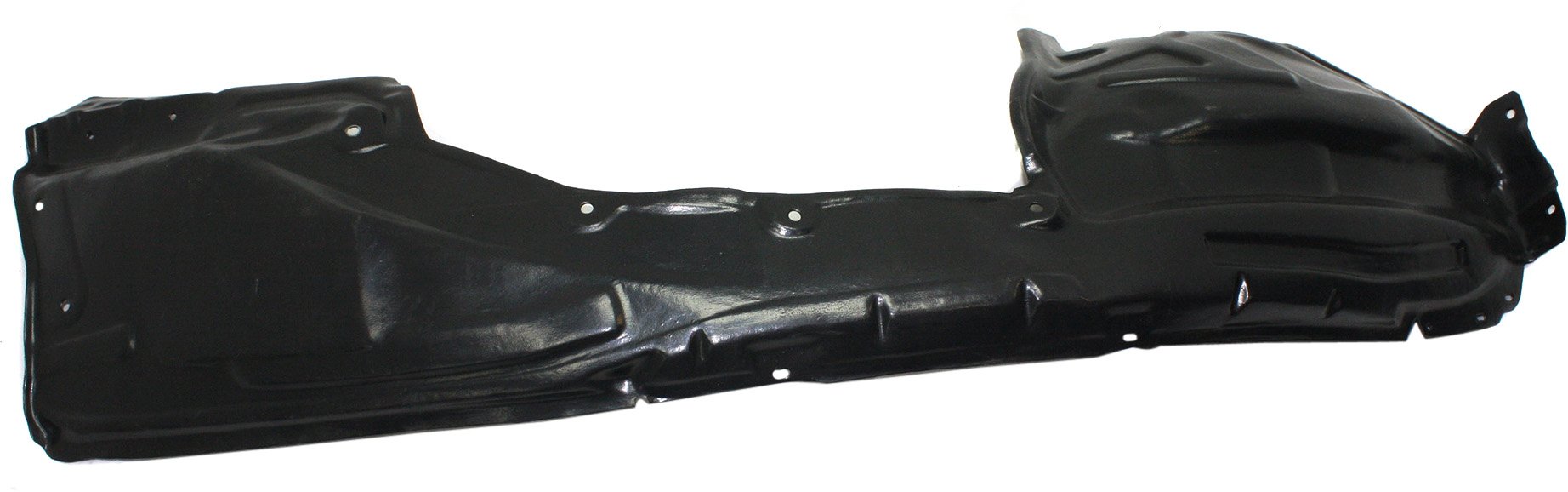 Front Fender Liner for Nissan Murano 2011-2014, Left (Driver), Made from Plastic, Vacuum Form Design, Excludes CrossCabriolet Model, Replacement