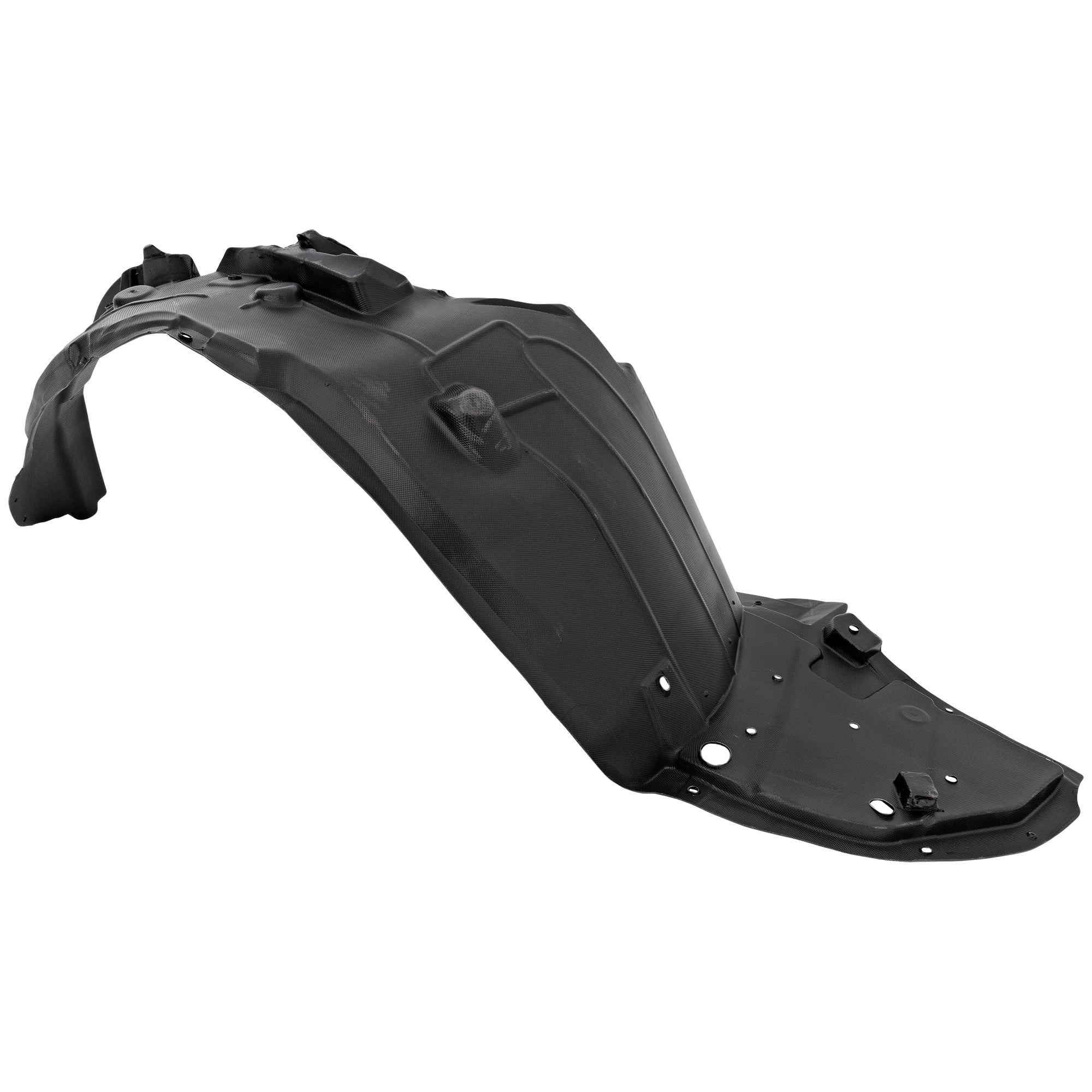 Front Fender Liner for Nissan Versa 2015-2019, Right (Passenger), Polyethylene, Vacuum Form, w/o Insulation Form, Sedan, Replacement